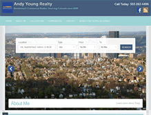 Tablet Screenshot of andyyoungrealty.com